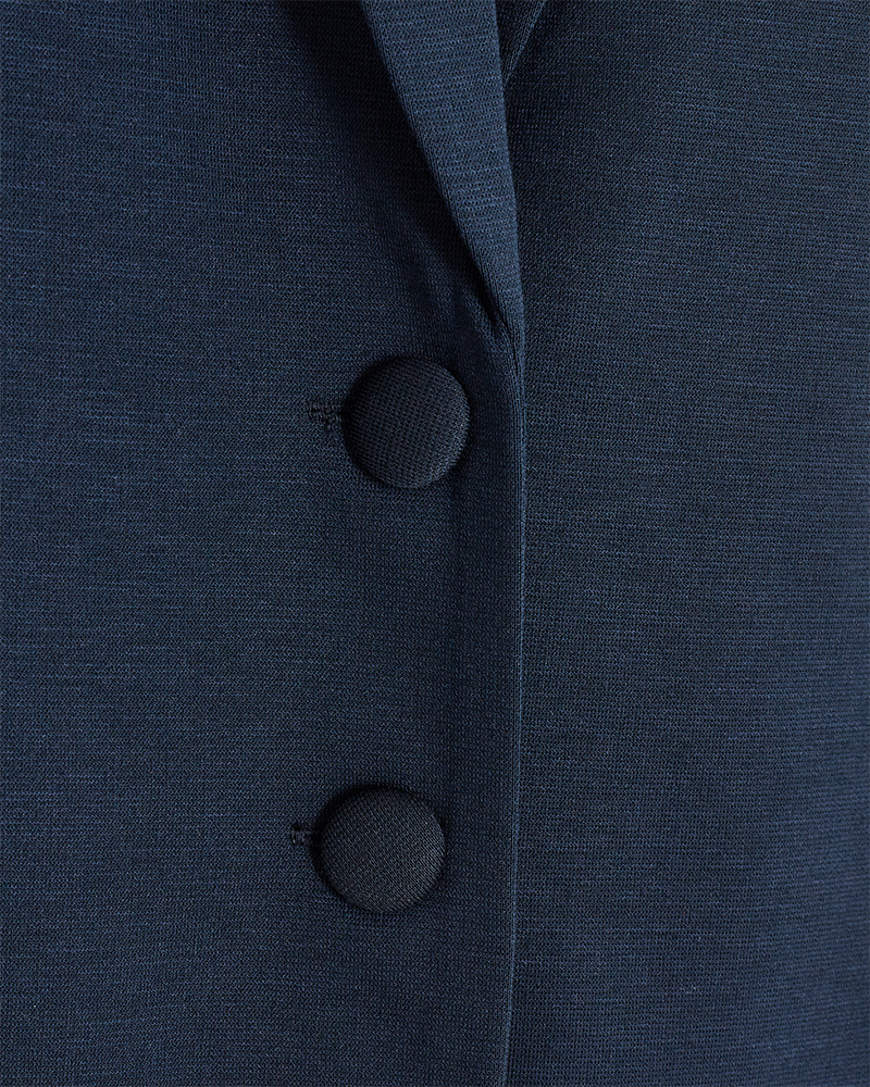 FQNANNI - FIGURBETONTER BLAZER - BLAU