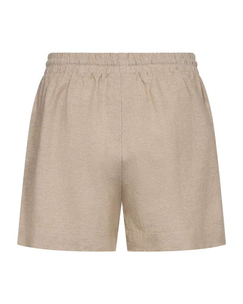 FQLAVA - LEINENSHORTS - BEIGE