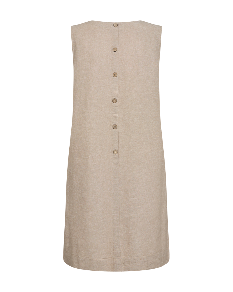 FQLAVA - LEINENKLEID - BEIGE