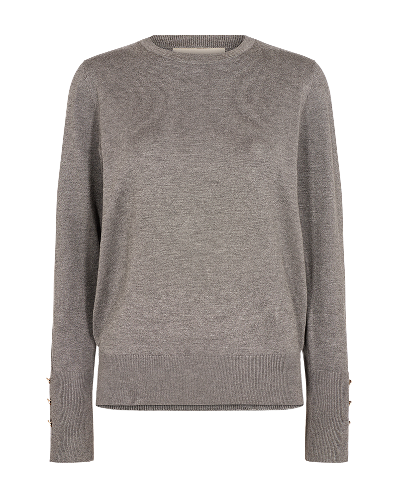 FQKATIE - PULLOVER - GRAU