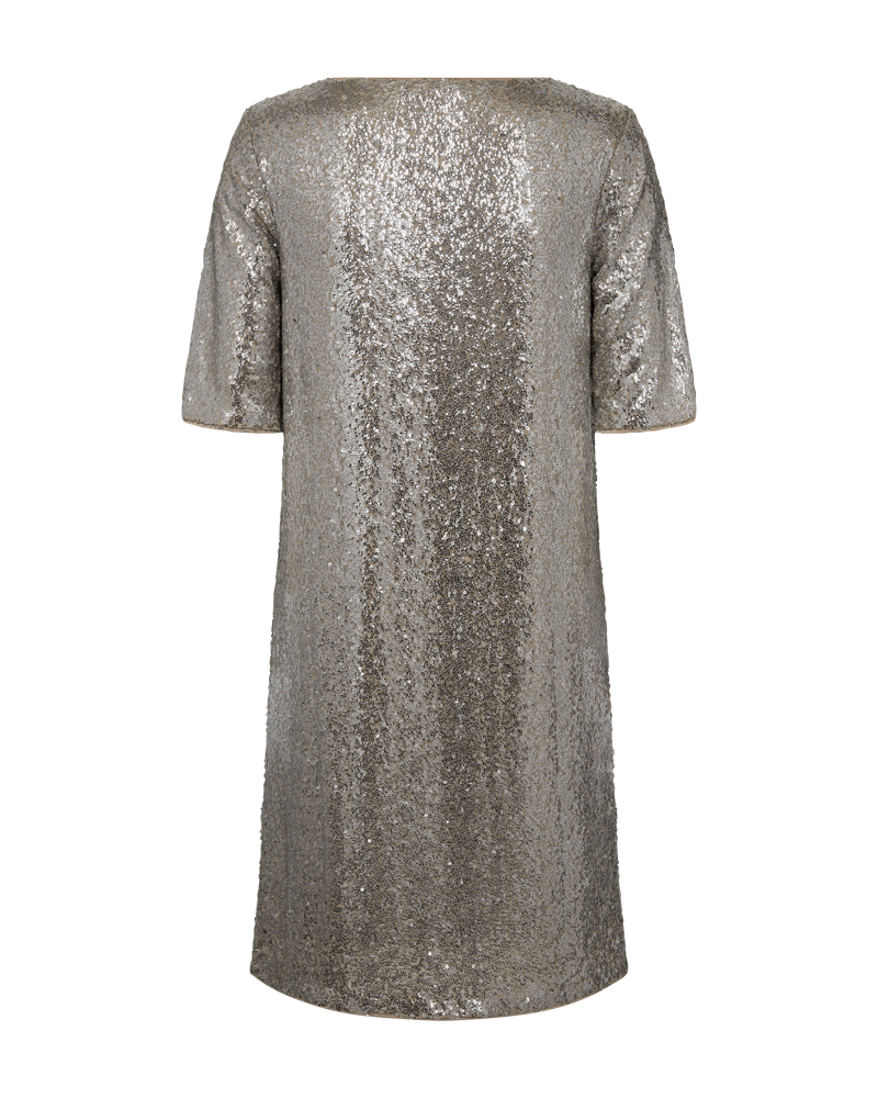 FQBASAL - KLEID - BEIGE UND GRAU