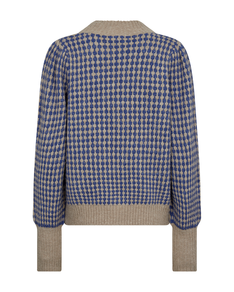 FQSMERLA - PULLOVER - BEIGE UND BLAU