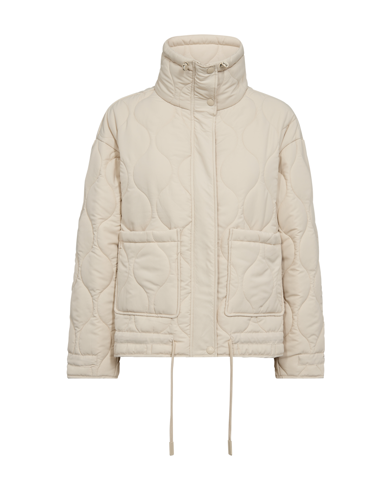 FQBLOB - GESTEPPTE JACKE - BEIGE