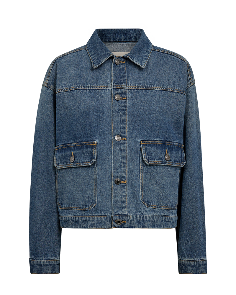 FQENNY - DENIMJACKE - BLAU